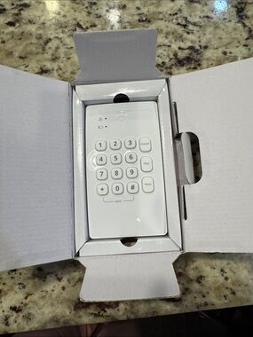 Frontpoint Hub Smart Alarm Hub - White with Green Accent